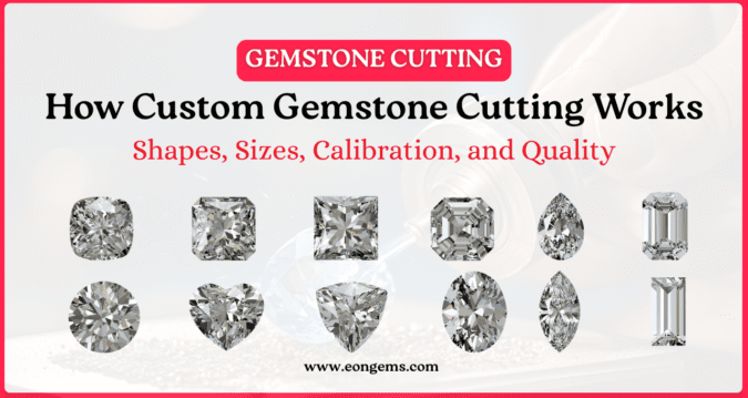 How Custom Gemstone Cutting Works: Shapes, Sizes, Calibration, and Quality