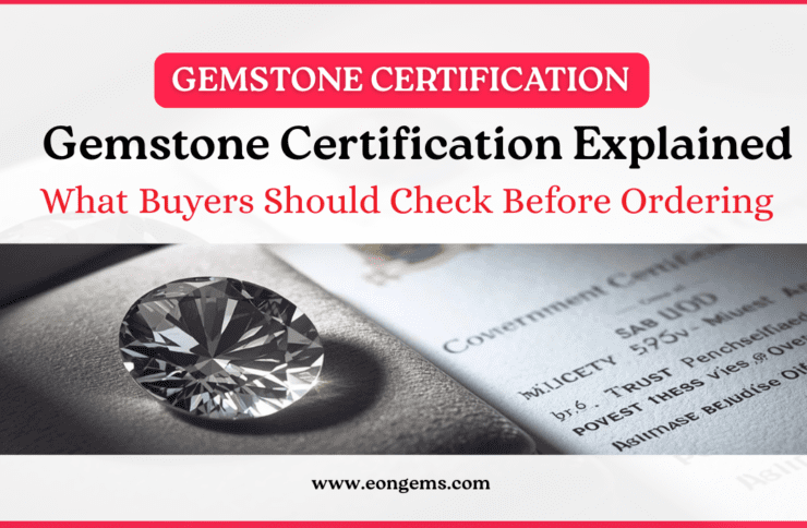 Gemstone Certification Explained: What Buyers Should Check Before Ordering
