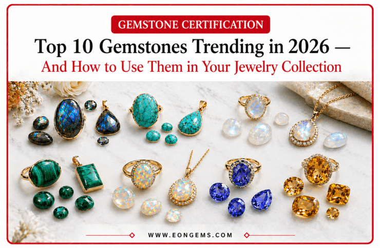 Top 10 Gemstones Trending in 2026 — And How to Use Them in Your Jewelry Collection