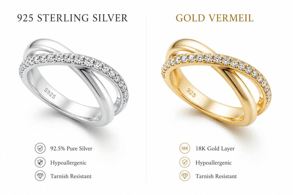 925 Silver vs Gold Vermeil: Which is Better for Your Business?