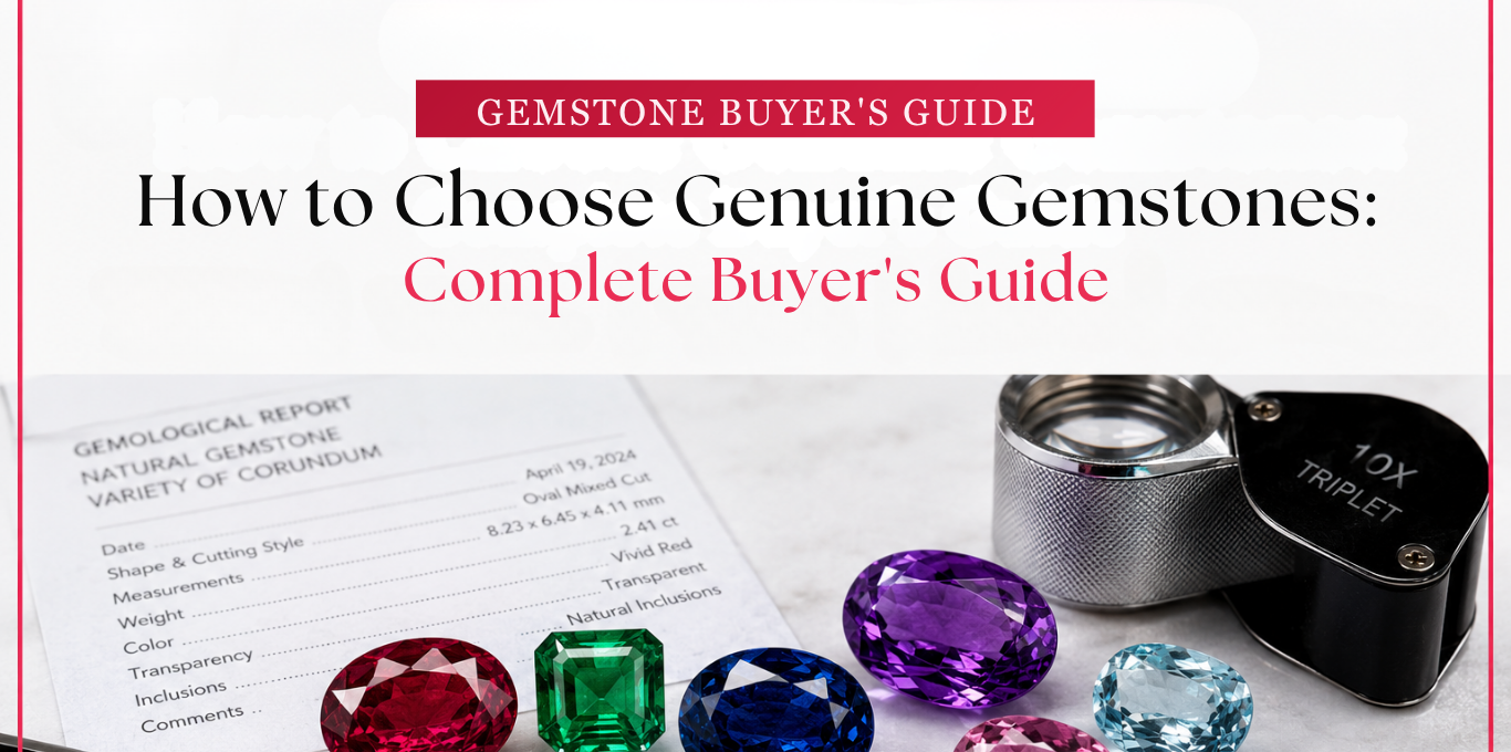 How to Choose Genuine Gemstones: Complete Buyer’s Guide