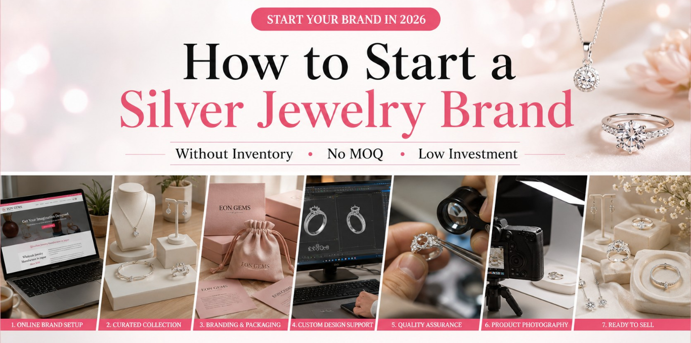 How to Start a Silver Jewelry Brand with No MOQ in 2026