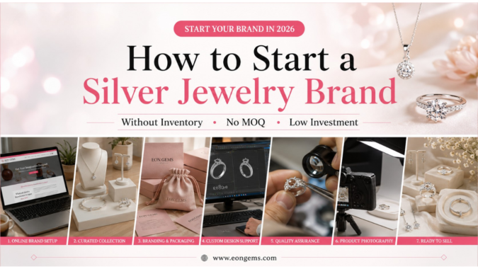 How to Start a Silver Jewelry Brand with No MOQ in 2026