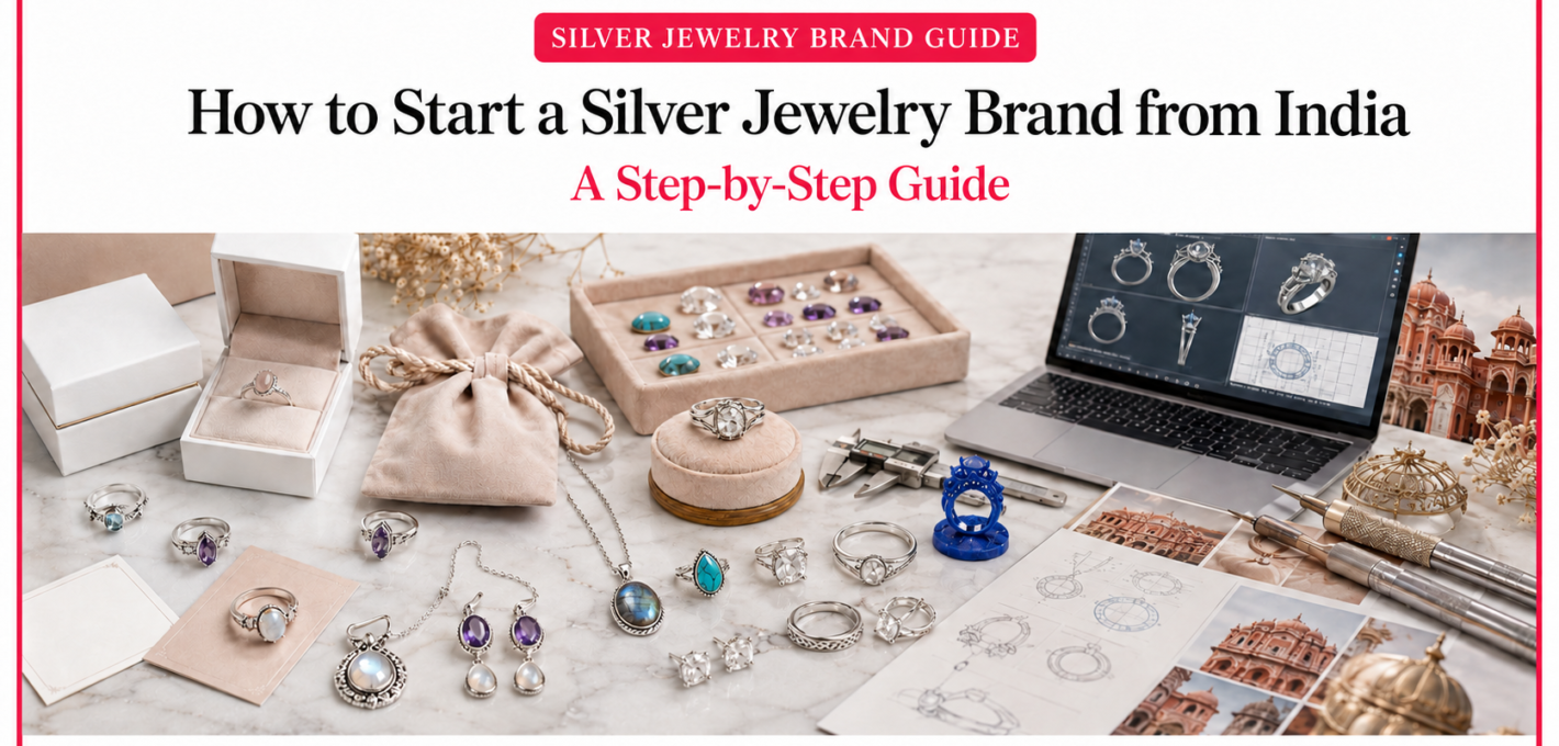 How to Start a Silver Jewelry Brand from India — A Step-by-Step Guide