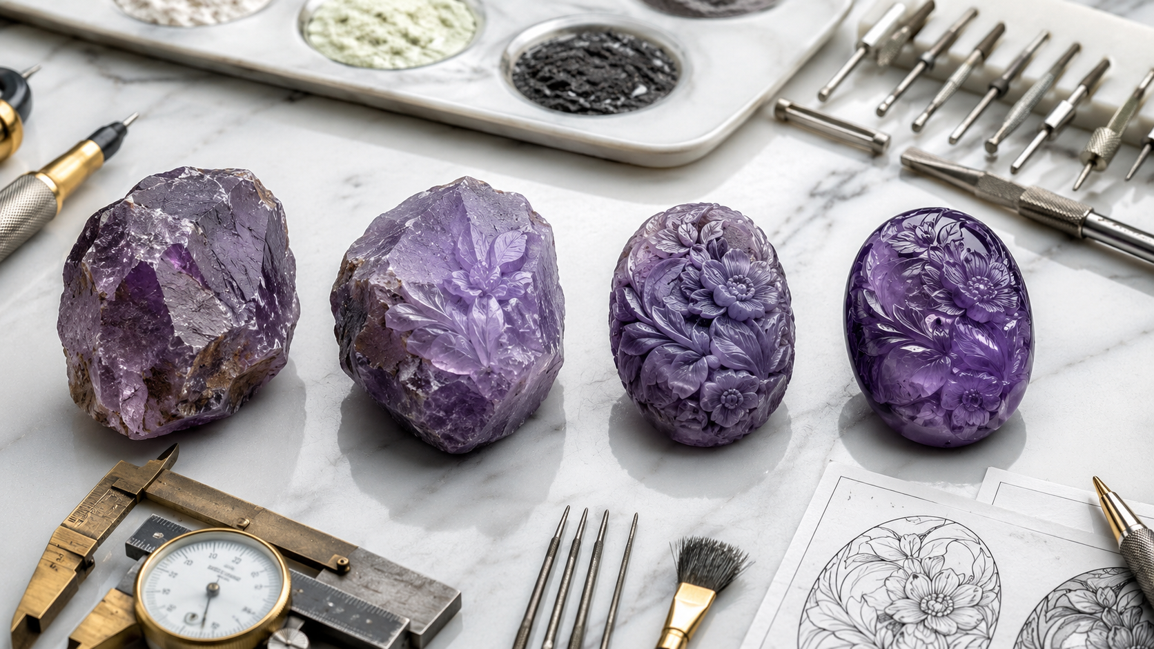 Gemstone Carving Manufacturer in Jaipur