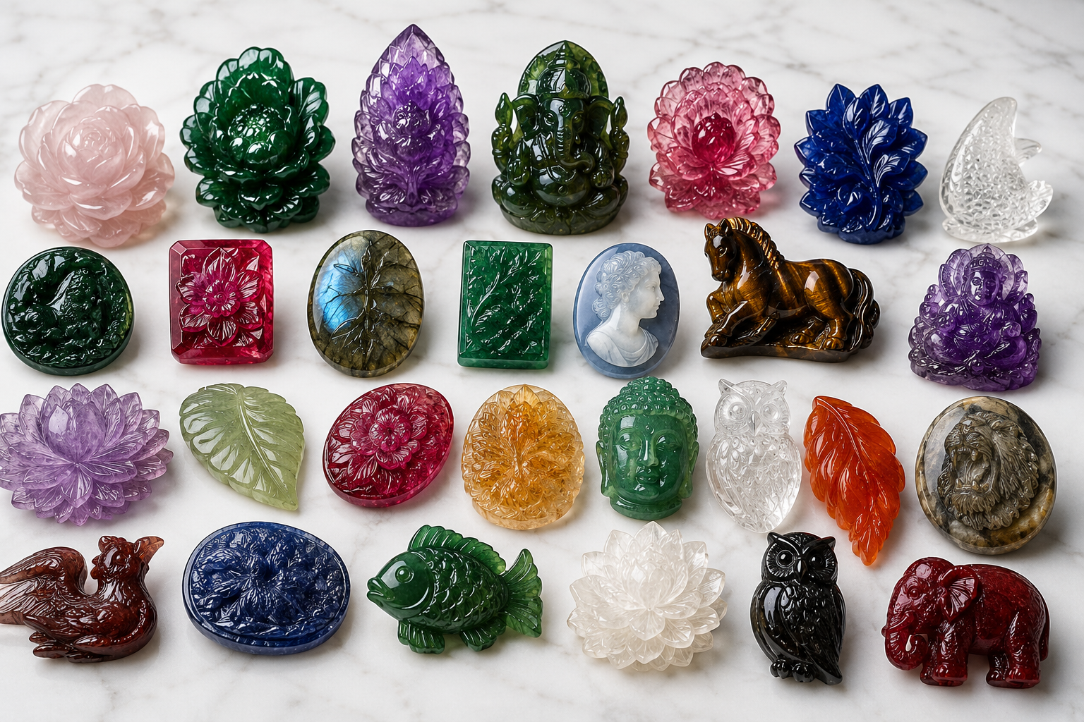 Gemstone Carving Manufacturer in Jaipur
