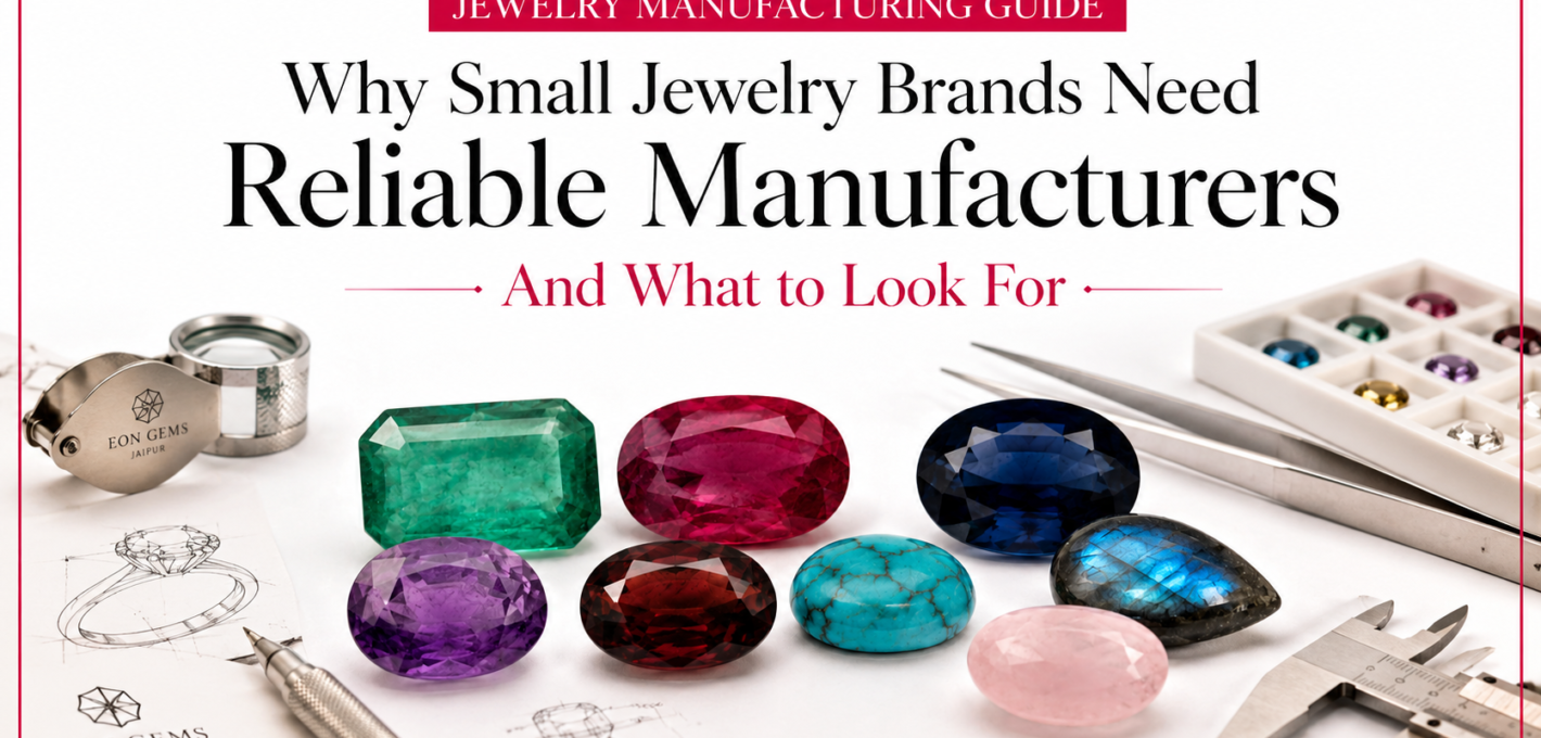 Why Small Jewelry Brands Need Reliable Manufacturers — And What to Look For
