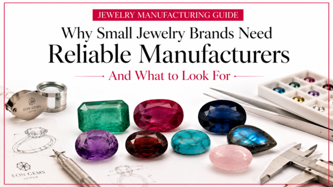 Why Small Jewelry Brands Need Reliable Manufacturers — And What to Look For
