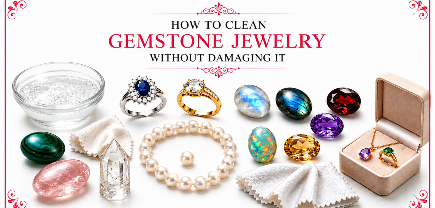How to Clean Gemstone Jewelry Without Damaging It