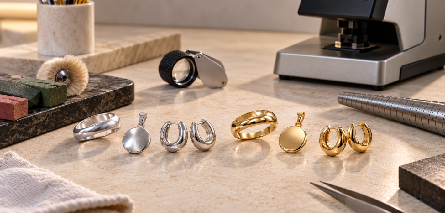 Vermeil Jewelry Manufacturing Process: From Sterling Silver to Gold Finish