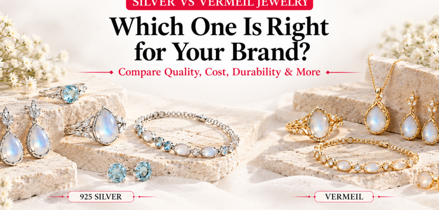 Silver vs Vermeil Jewelry: Which One Is Right for Your Brand?